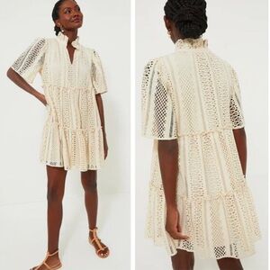 Tuckernuck Ivory Sand Crawford Lace Mini Dress SZ XL